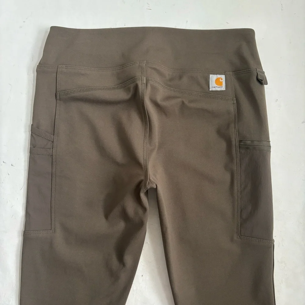 Carhartt Force Fitted Light Weight Utility Legging Tarmac Olive Green Small 4-6